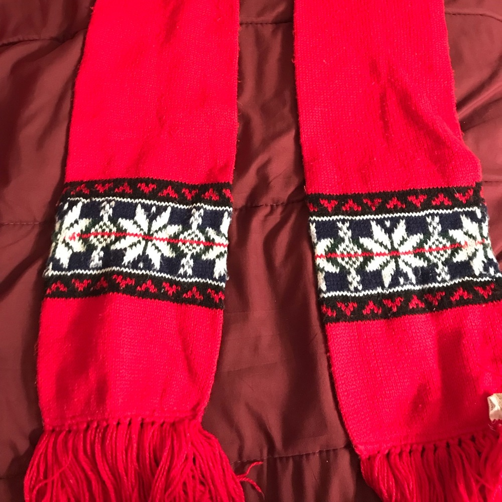 Red scarf